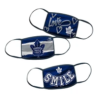 Girls' Toronto Maple Leafs Face Mask – Non-Medical 3 Pack