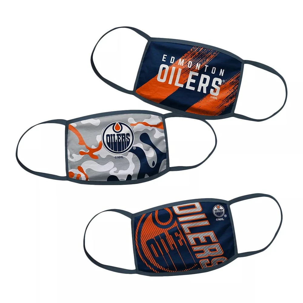 Youth Edmonton Oilers Face Mask – Non-Medical 3 Pack