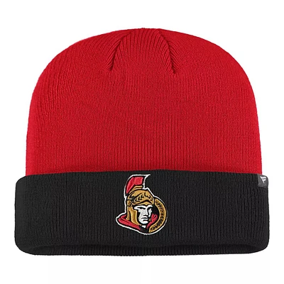 Ottawa Senators Fanatics Holiday Cuffed Knit Hat, NHL, Hockey