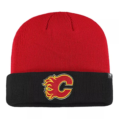 Calgary Flames Fanatics Holiday Cuffed Knit Hat, NHL, Hockey