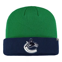 Vancouver Canucks Fanatics Holiday Cuffed Knit Hat, NHL, Hockey