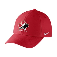 Team Canada Nike Dri-FIT Wool Adjustable Hat, IIHF, Hockey