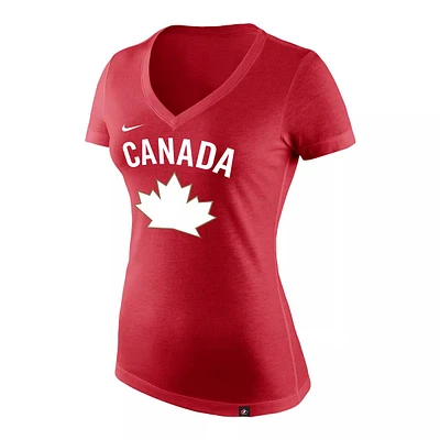 Team Canada Nike Women's Alternate Tri Blend T Shirt