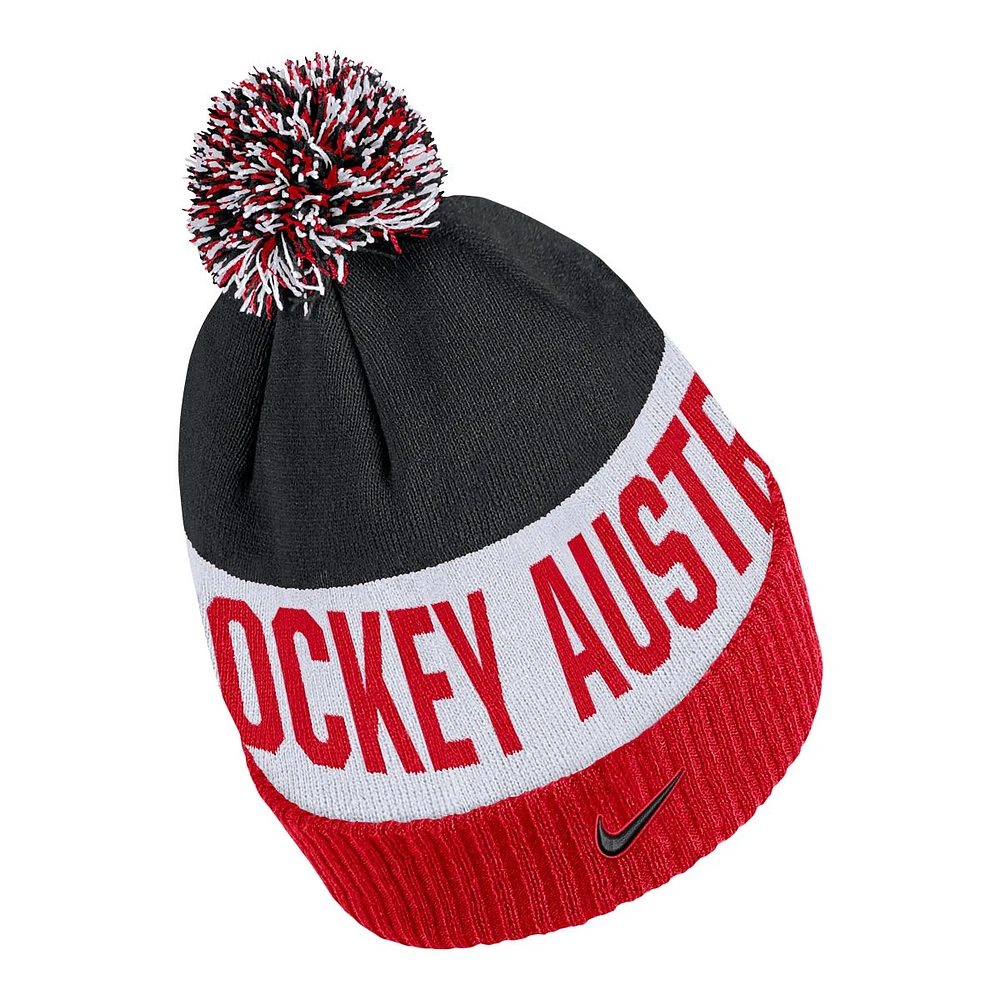 Austria Nike Pom Knit Hat, IIHF, Hockey