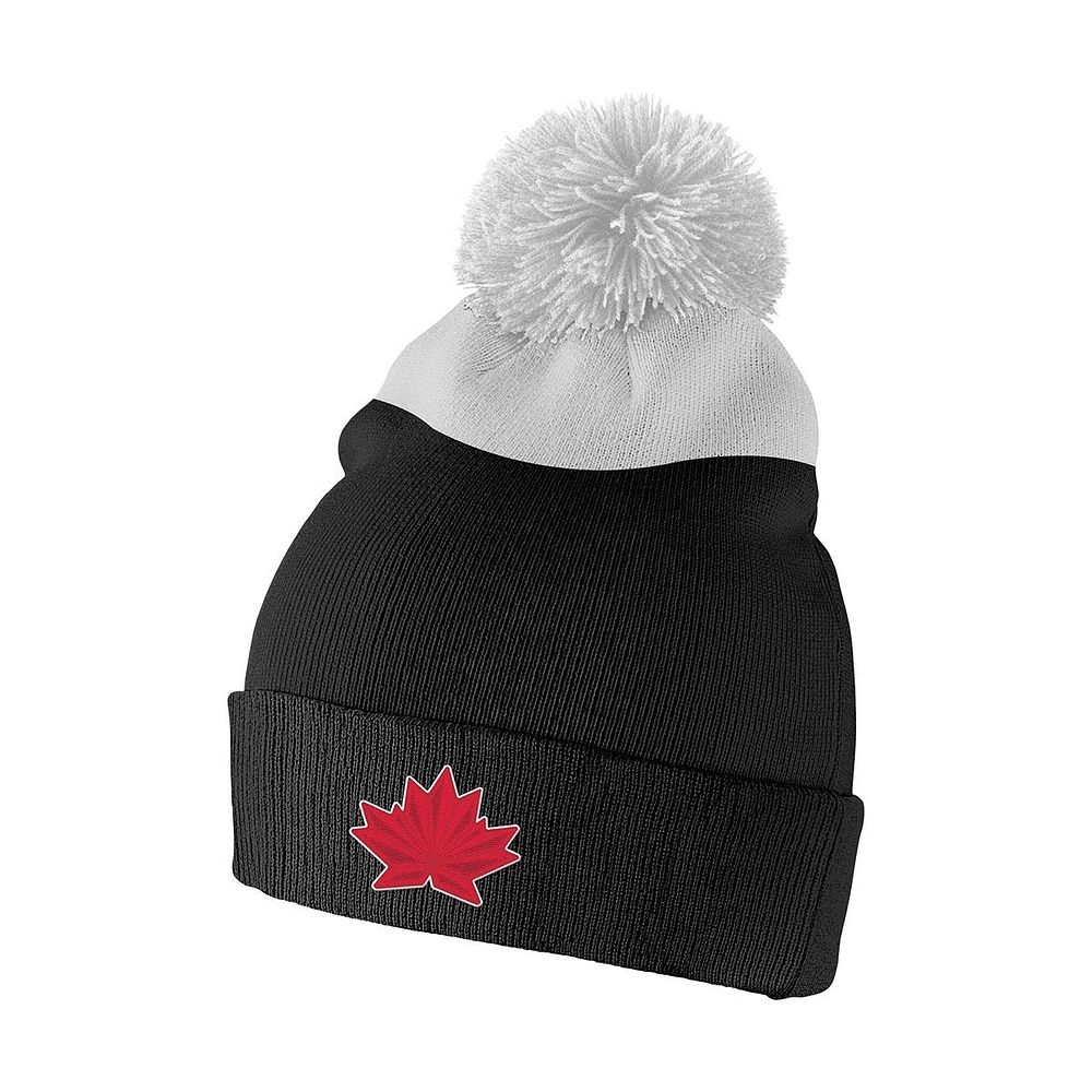 Team Canada Nike Women's Colourblock Pom Knit Hat, IIHF, Hockey