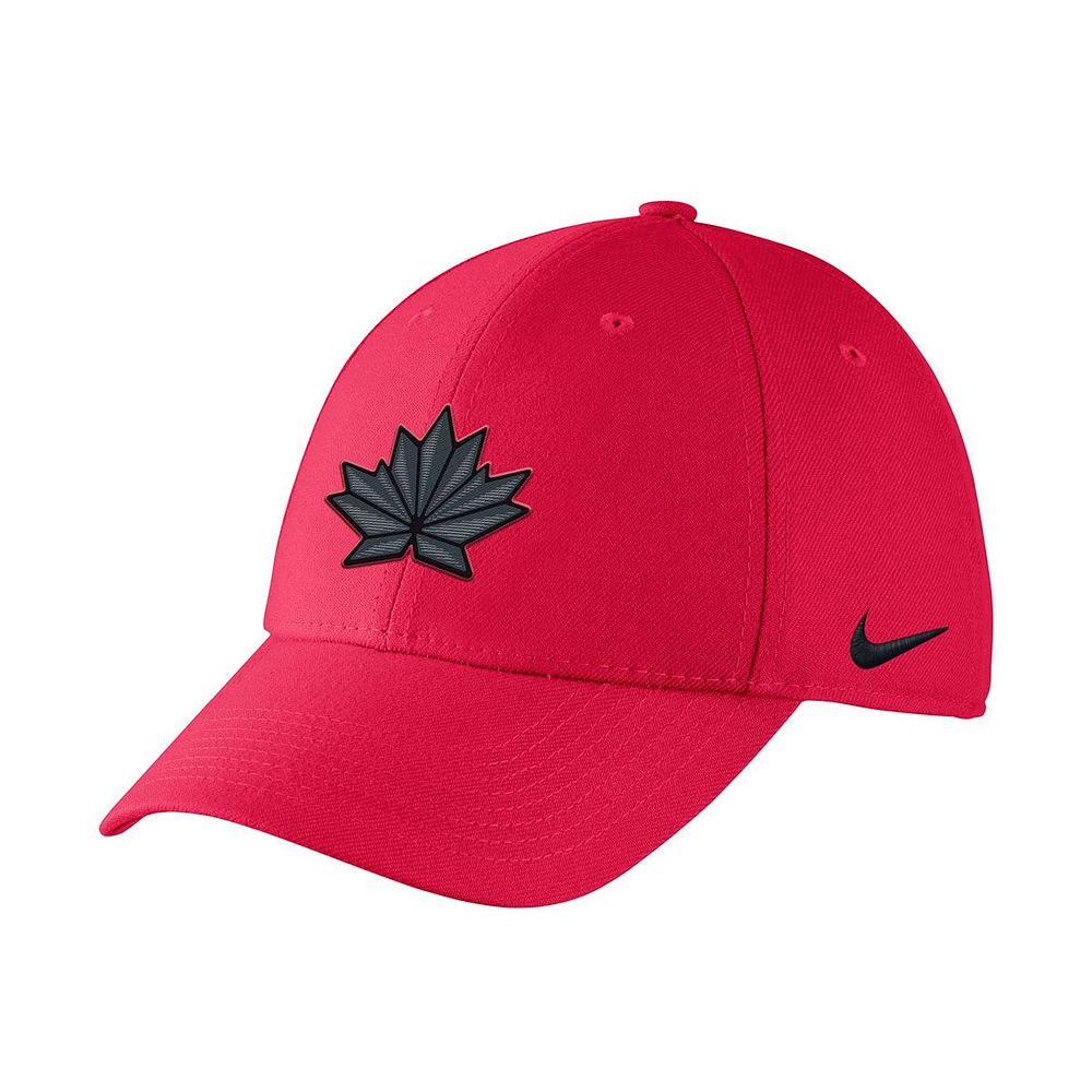 Team Canada Nike Kids' Dri-FIT Swoosh Flex Hat, IIHF, Hockey