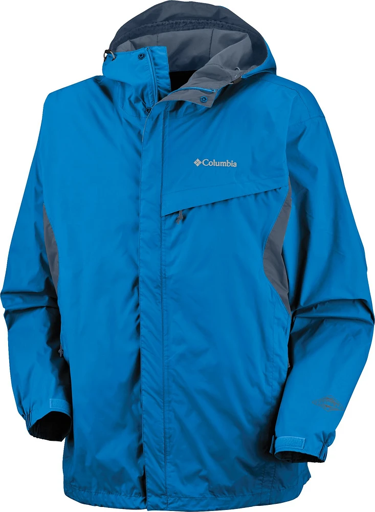 Columbia Men's Watertight II Hooded Rain Jacket, Waterproof, Breathable, Packable, Hiking