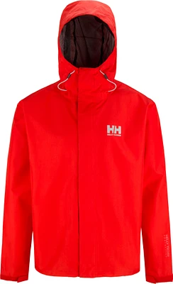 Helly Hansen Men's Seven J Hooded Rain Jacket, Waterproof, Breathable, Shell, Windbreaker