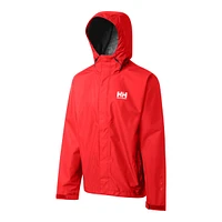 Helly Hansen Men's Seven J Hooded Rain Jacket, Waterproof, Breathable, Shell, Windbreaker