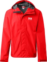 Helly Hansen Men's Seven J Hooded Rain Jacket, Waterproof, Breathable, Shell, Windbreaker