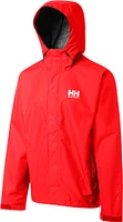 Helly Hansen Men's Seven J Hooded Rain Jacket, Waterproof, Breathable, Shell, Windbreaker