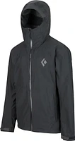 Black Diamond Men's Liquid Point GORE-TEX Hooded Rain Jacket, Waterproof, Lightweight, Shell