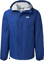 Helly Hansen Men's Loke Hooded Rain Jacket, Waterproof, Breathable, Hiking, Windbreaker