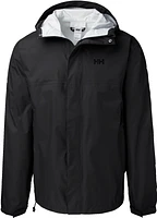 Helly Hansen Men's Loke Hooded Rain Jacket, Waterproof, Breathable, Hiking, Windbreaker