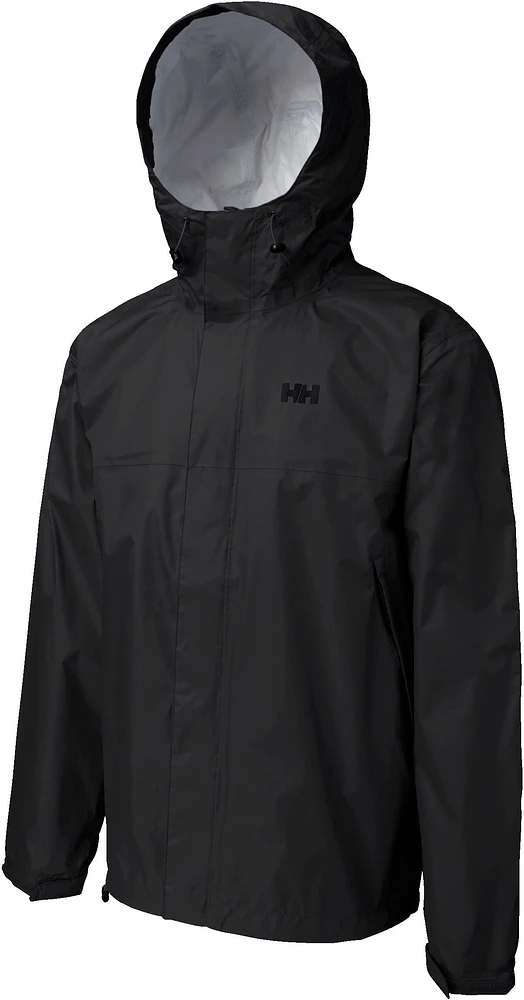 Helly Hansen Men's Loke Hooded Rain Jacket, Waterproof, Breathable, Hiking, Windbreaker