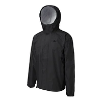 Helly Hansen Men's Loke Hooded Rain Jacket, Waterproof, Breathable, Hiking, Windbreaker