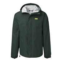 Helly Hansen Men's Loke Hooded Rain Jacket, Waterproof, Breathable, Hiking, Windbreaker