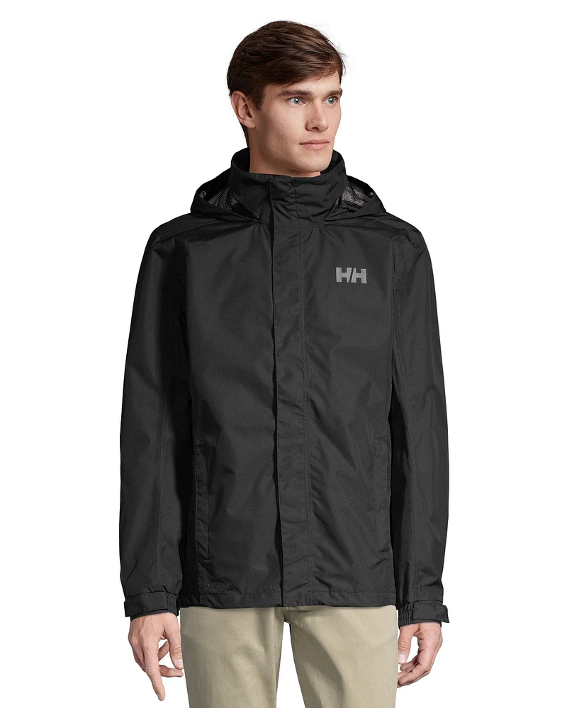 Helly Hansen Men's Dubliner Hooded Jacket, Waterproof, Breathable, Lightweight, Windbreaker