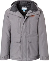 Columbia Men's Marquam Peak Winter Jacket, Long, Insulated Down, Hooded, Water Resistant