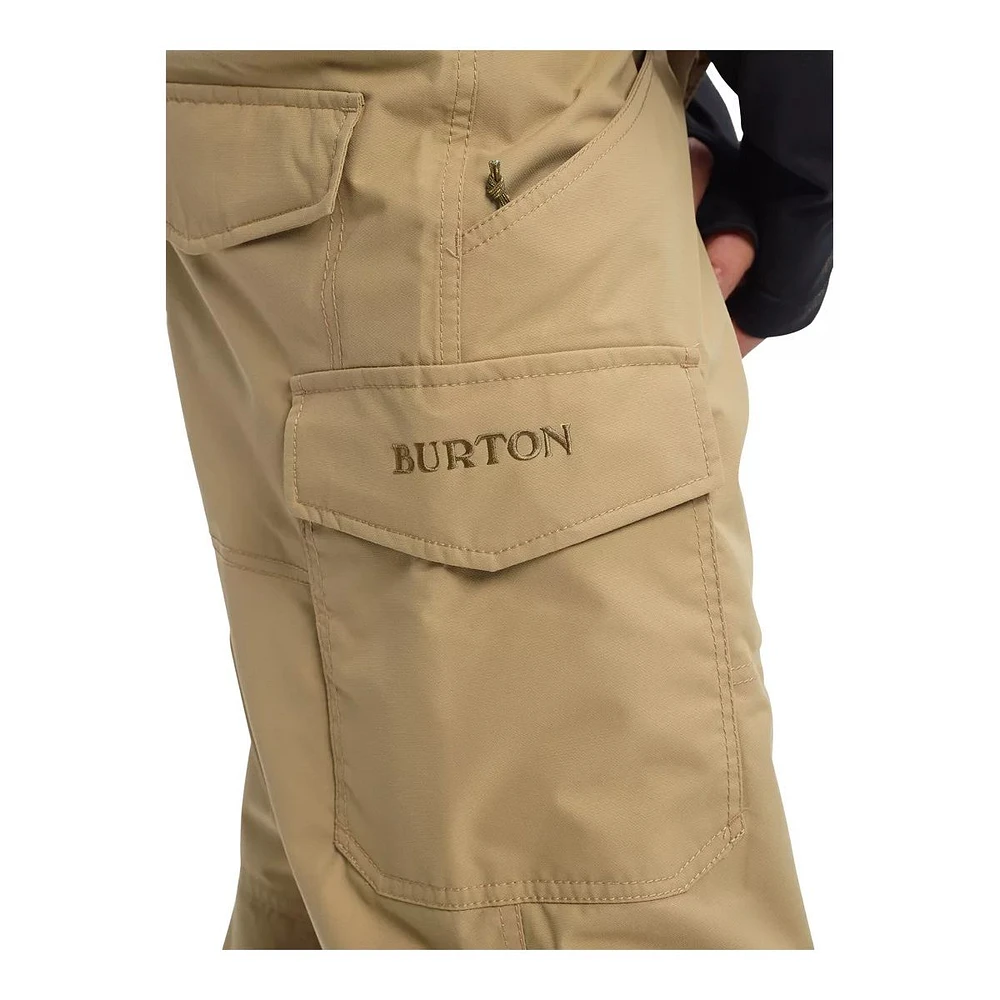 Burton Men's Covert Living Lining Snow Pants, Insulated, Snowboard, Winter, Waterproof