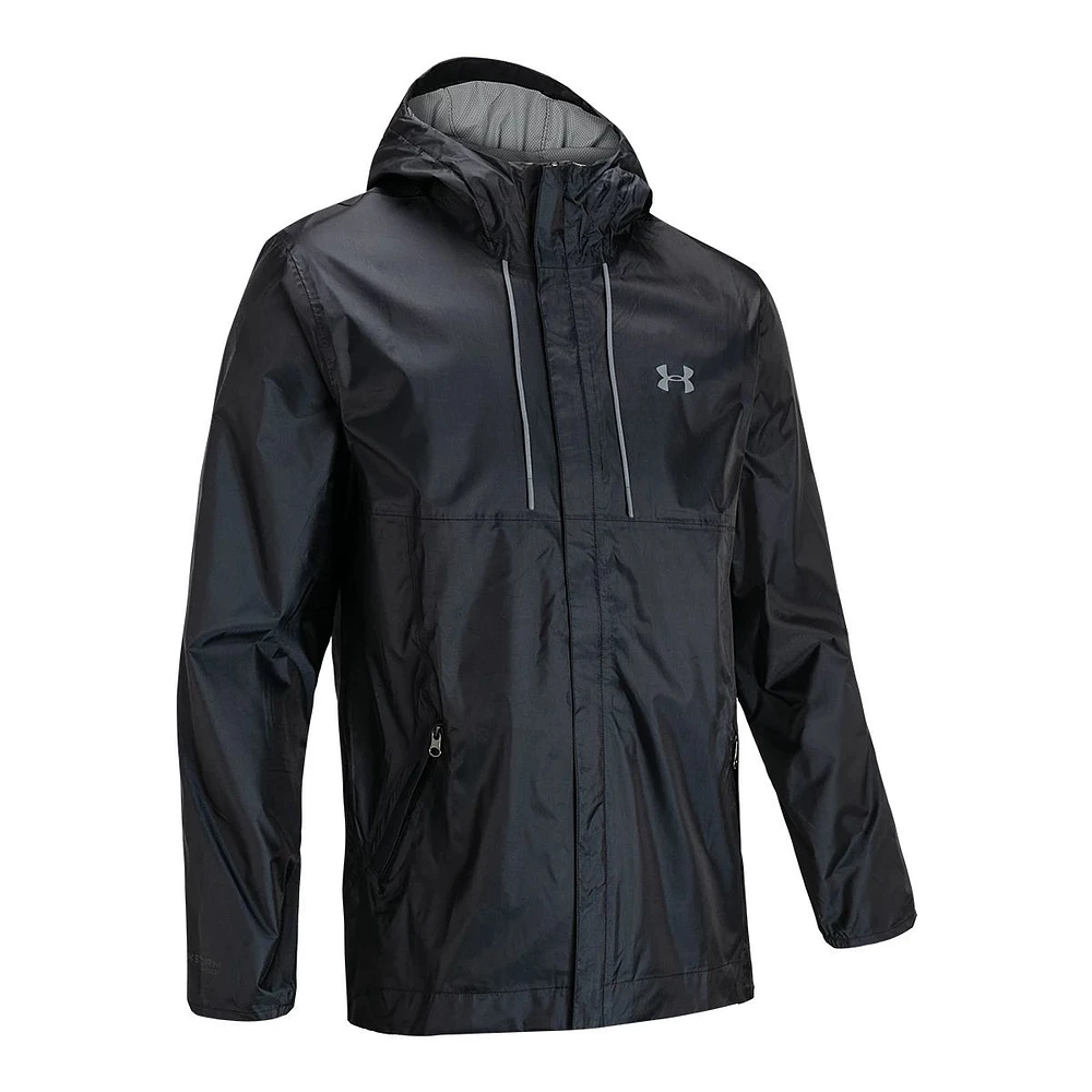 Under Armour Men's Cloudburst 2L Hooded Rain Jacket, Waterproof, Breathable, Shell