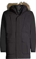 Woods Men's Smythe Stretch Winter Parka/Jacket, Long, Insulated Down, Hooded, Waterproof