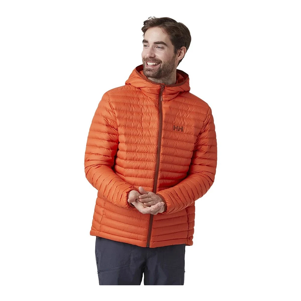 Helly Hansen Men's Sirdal Midlayer Jacket, Lightweight, Insulated Synthetic, Hooded