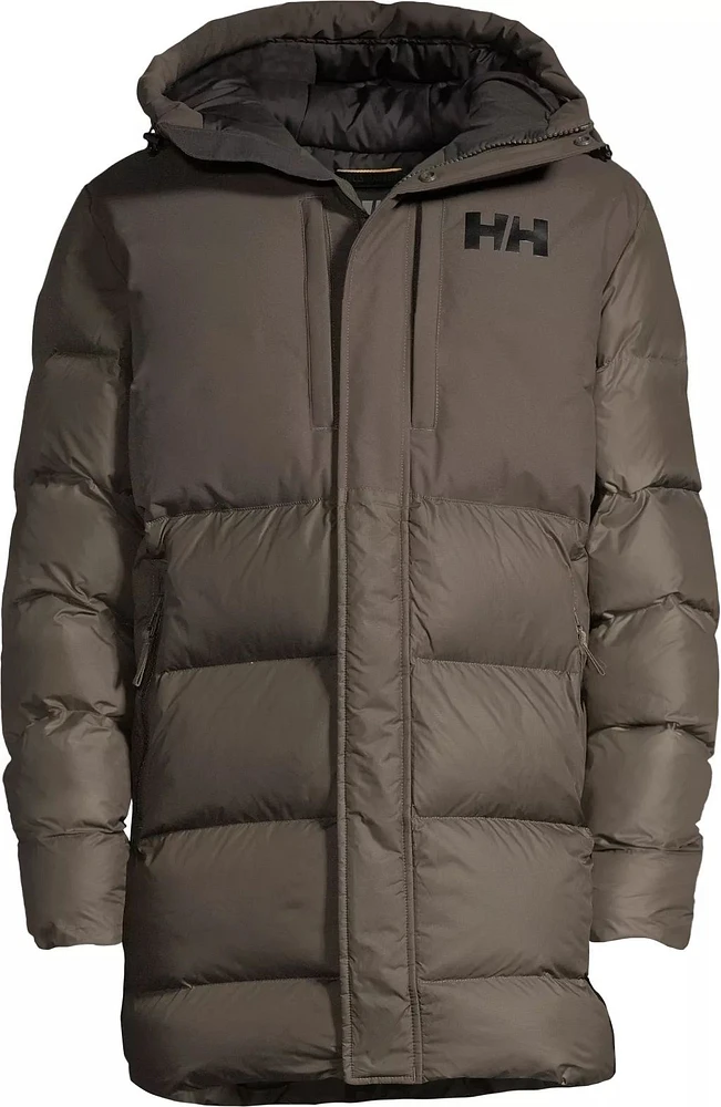 Helly Hansen Men's Active Puffer Winter Jacket, Long, Insulated Synthetic, Hooded