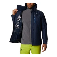 Columbia Men's Last Tracks Winter Ski Jacket, Insulated, Hooded, Waterproof