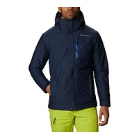 Columbia Men's Last Tracks Winter Ski Jacket, Insulated, Hooded, Waterproof