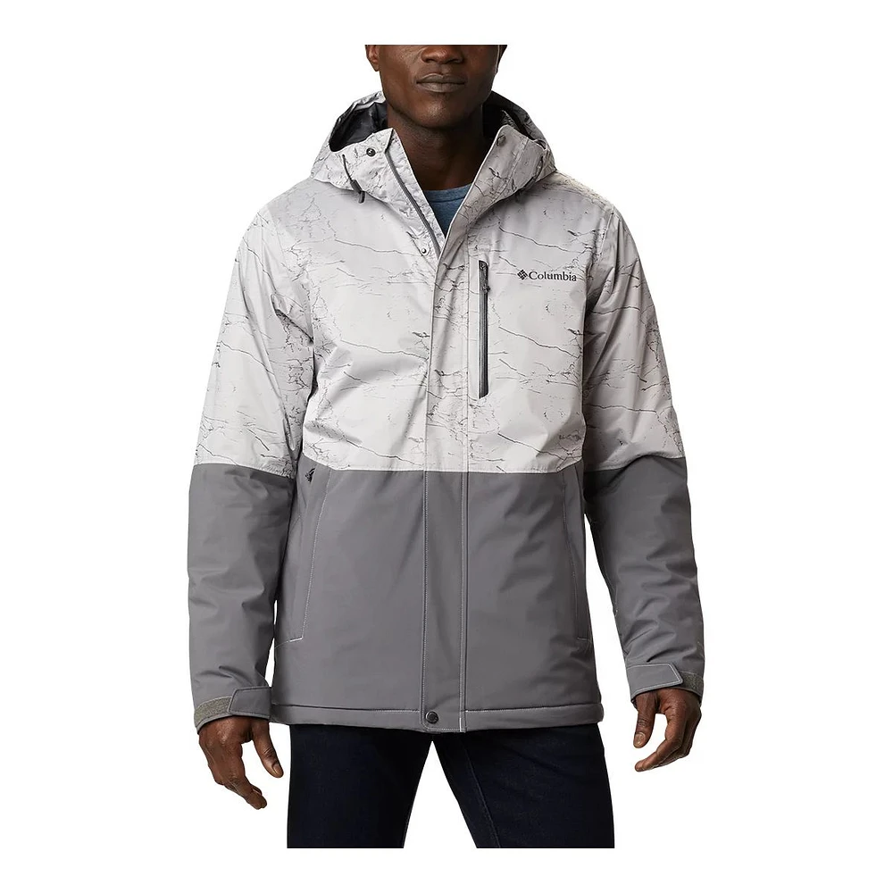 Columbia Men's District Winter Ski Jacket, Insulated, Hooded, Waterproof, Breathable