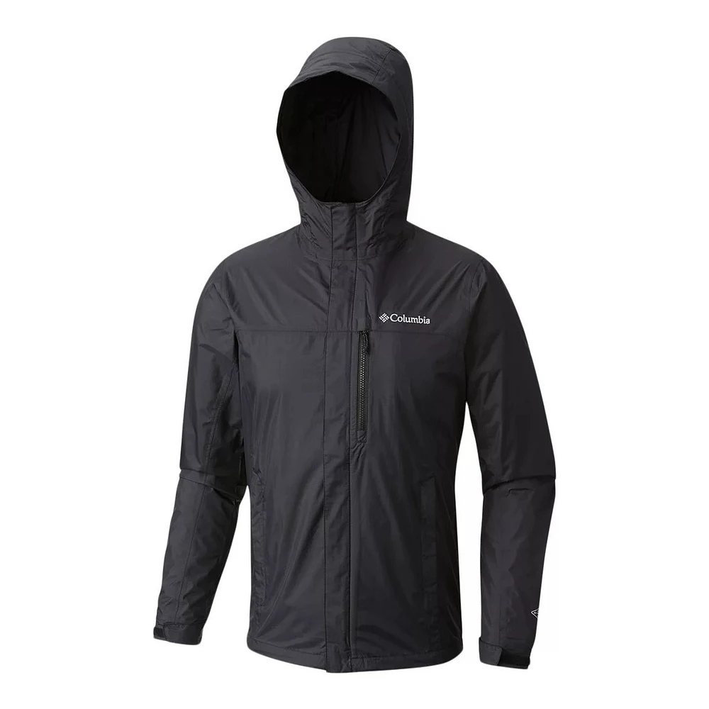 Columbia Men's Pouring Adventure II Hooded Rain Jacket, Waterproof, Breathable, Lightweight