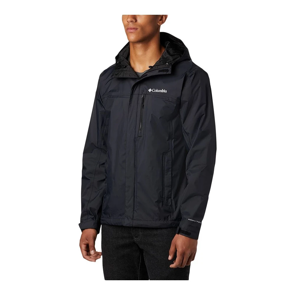 Columbia Men's Pouring Adventure II Hooded Rain Jacket, Waterproof, Breathable, Lightweight