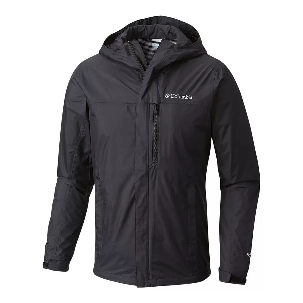 Columbia Men's Pouring Adventure II Hooded Rain Jacket, Waterproof, Breathable, Lightweight