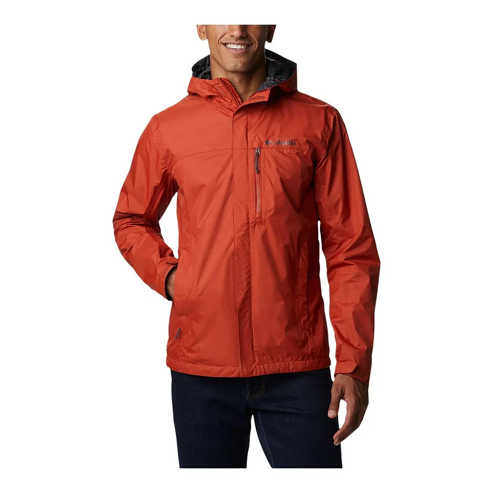 Columbia Men's Pouring Adventure II Hooded Rain Jacket, Waterproof, Breathable, Lightweight