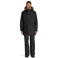 Ripzone Men's Brentwood Winter Parka/Jacket, Long, Insulated Synthetic, Hooded, Waterproof