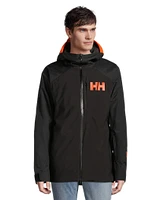 Helly Hansen Men's Powdreamer Winter Ski Jacket, Insulated, Hooded, Waterproof, Breathable