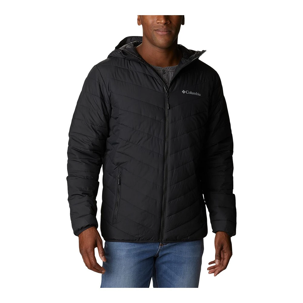 Columbia Men's Eddie Gorge Midlayer Jacket, Insulated Synthetic, Hooded, Water Resistant