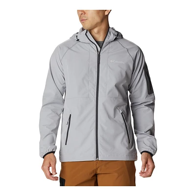 Columbia Men's Tall Heights Water Resistant Hooded Softshell Jacket