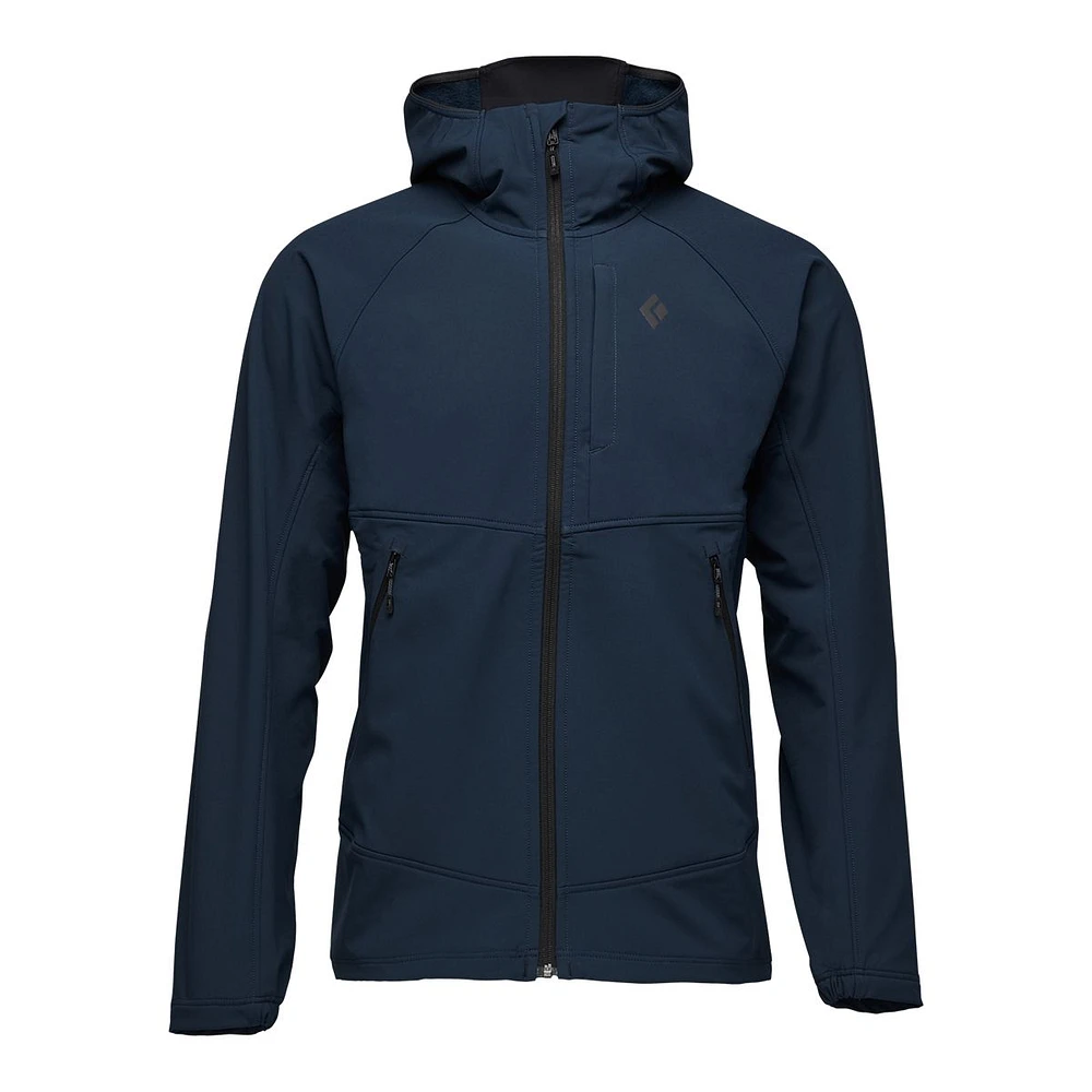 Black Diamond Men's Element Hooded Warm Water-Resistant Softshell