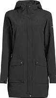 Columbia Women's Here and There Trench Rain Jacket, Waterproof, Hooded, Breathable, Long