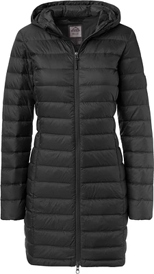 McKINLEY Women's Wells Long Winter Jacket, Long, Insulated Synthetic, Hooded, Breathable