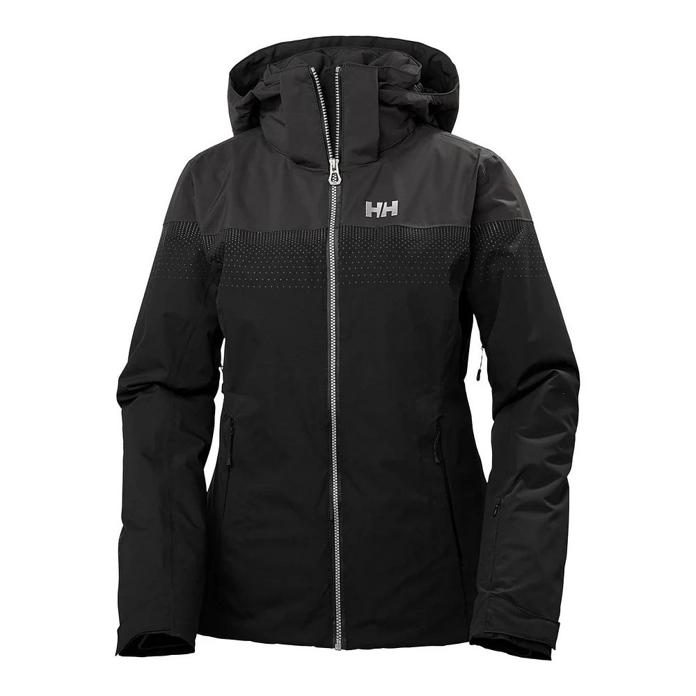 Helly Hansen Women's Motionista Lifaloft Winter Ski Jacket, Insulated, Hooded, Waterproof