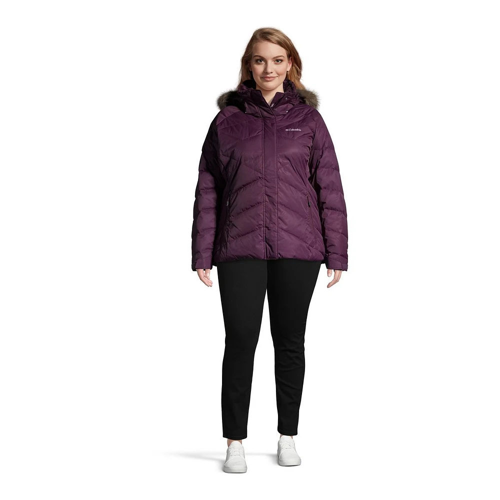 Columbia Women's Lay'D'Down Omni-Heat Plus Winter Ski Jacket, Insulated, Hooded