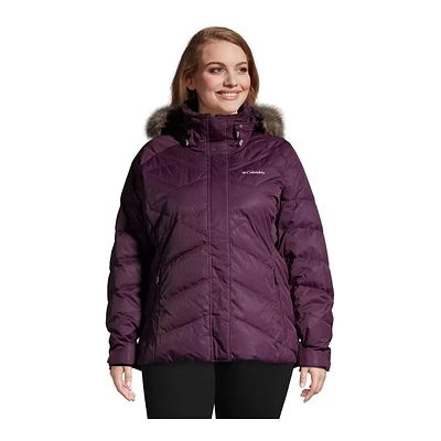 Columbia Women's Lay'D'Down Omni-Heat Plus Winter Ski Jacket, Insulated, Hooded