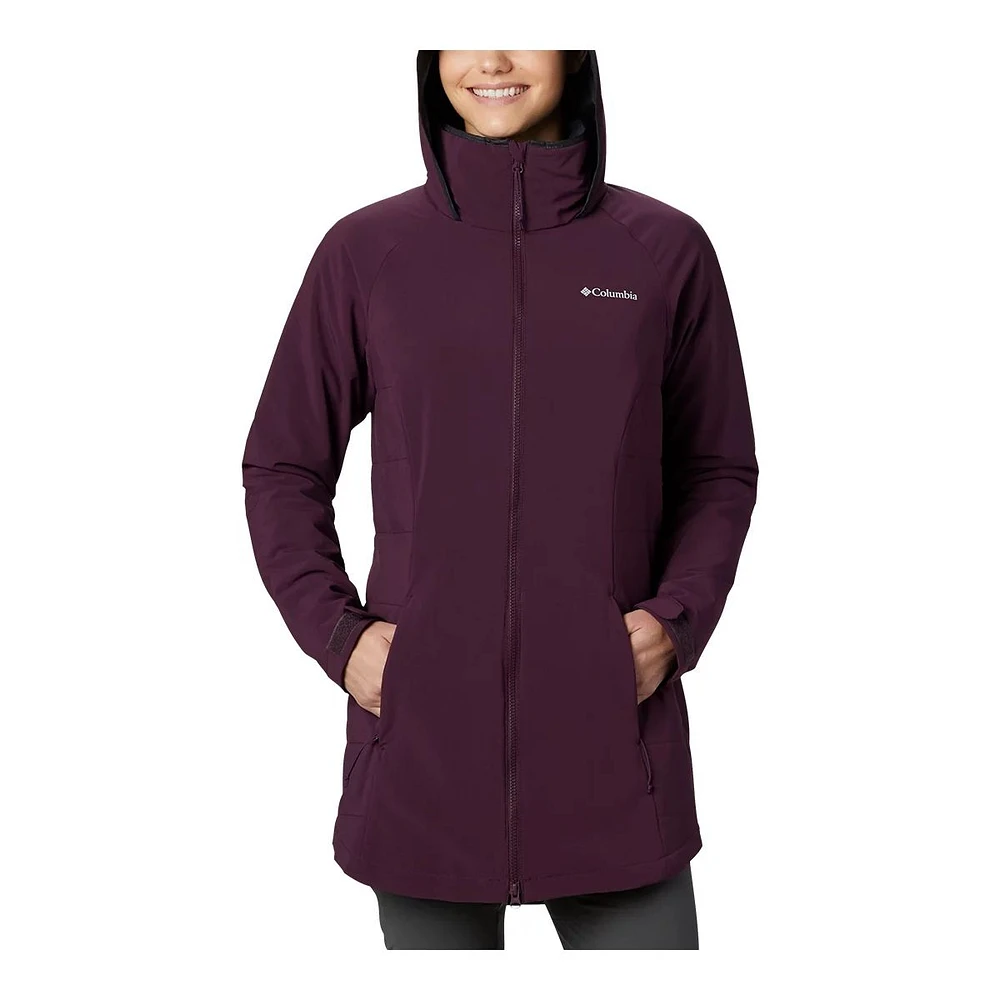 Columbia Women's Cleveland Crest Insulated Jacket, Water-Resistant, Softshell