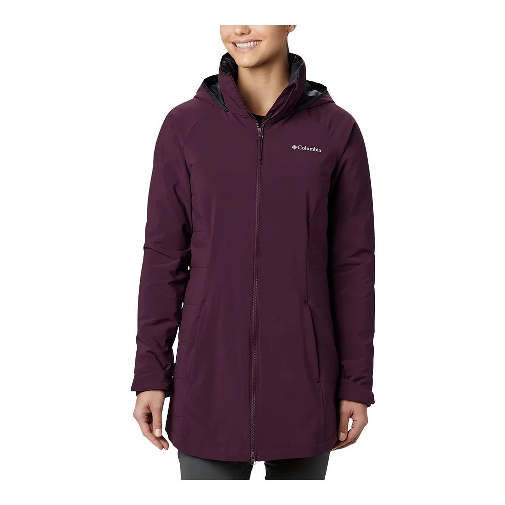 Columbia Women's Cleveland Crest Insulated Jacket, Water-Resistant, Softshell