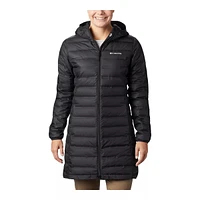 Columbia Women's Lake 22 Long Winter Jacket, Long, Insulated, Hooded, Water Resistant