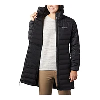 Columbia Women's Lake 22 Long Winter Jacket, Long, Insulated, Hooded, Water Resistant