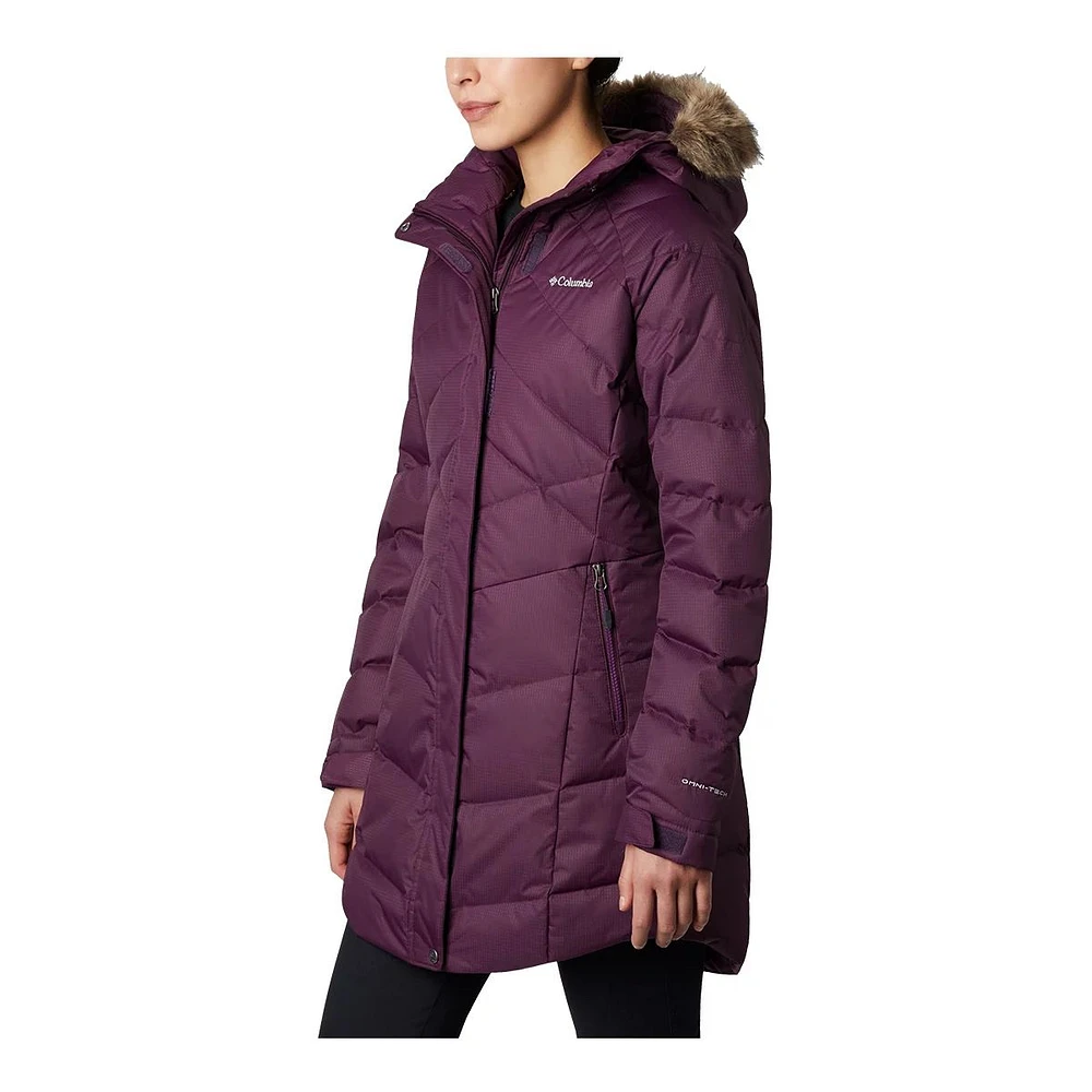 Columbia Women's Lay'D'Down Omni-HEAT™ Winter Parka/Jacket, Long, Insulated, Hooded, Waterproof